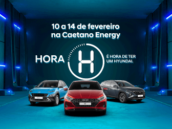 É hora de ter um Hyundai! De 10 a 14 de fevereiro na Caetano Energy